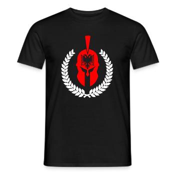 Albanie Illyrian Autochthonous Albanais - T-shirt homme - noir - Devant - AI Model Male 178 light (178cm)