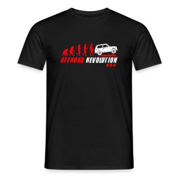 Lada Niva 4x4 automobilistes amateurs de voitures de Russie - T-shirt homme - noir - Devant - AI Model Male 178 light (178cm)
