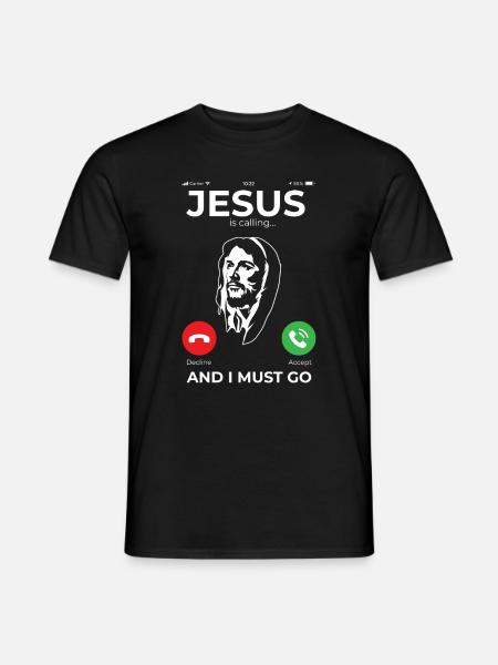 Jesus Catholic Christian Gift - Men's T-Shirt - black