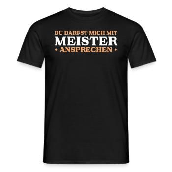 Meisterprüfung bestanden Meister - Männer T-Shirt - Schwarz - Vorne - AI Model Male 178 light (178cm)