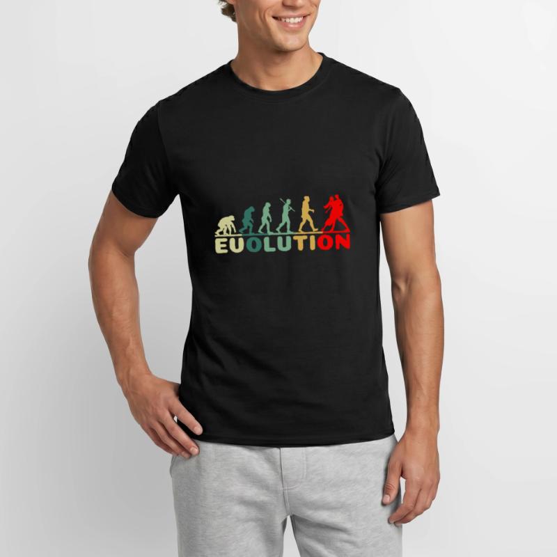 Tango dance dance evolution retro pour couple de danse T-shirt homme