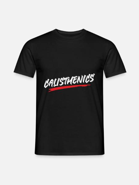 Calisthenics Street Body Workout - Männer T-Shirt - Schwarz