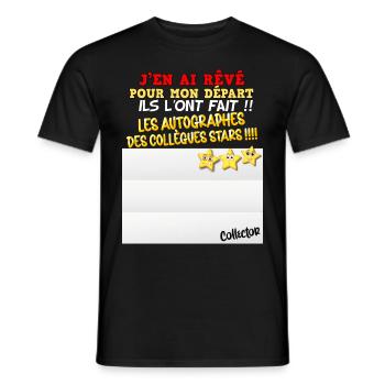 Collègue Cadeau Unique Et Drôle Pour Départ - T-shirt homme - noir - Devant - AI Model Male 178 light (178cm)