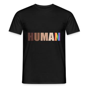 Humain Lgbtq. Poison - T-shirt homme - noir - Devant - AI Model Male 178 light (178cm)