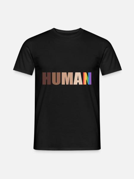 Human Lgbtq. Poison - Men's T-Shirt - black