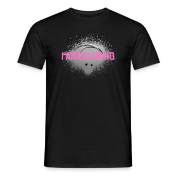 Gliding Into Sunset pink - Männer T-Shirt - Schwarz - Vorne - AI Model Male 178 light (178cm)