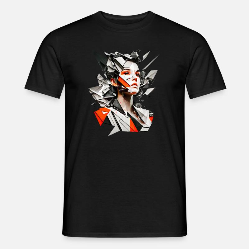 Retro Flash No34 - Männer T-Shirt - Schwarz