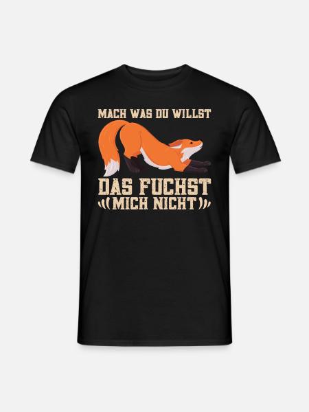 Fuchsbau Motiv für Fuchsliebhaber Füchse Spruch - Männer T-Shirt - Schwarz