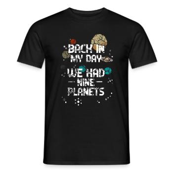 Chemise de citation de Nerd Shaldon - cadeau de Nerdig - T-shirt homme - noir - Devant - AI Model Male 178 light (178cm)