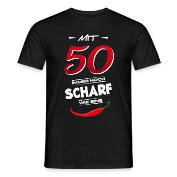 50. Geburtstag - Männer T-Shirt - Schwarz - Vorne - AI Model Male 178 light (178cm)