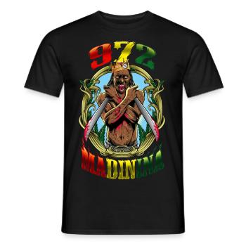 972 madinina - T-shirt homme - noir - Devant - AI Model Male 178 light (178cm)