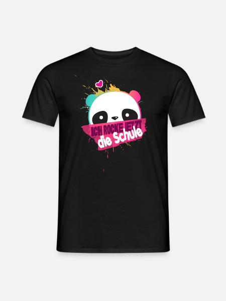 Endlich Schulkind, Einschulung - Männer T-Shirt - Schwarz