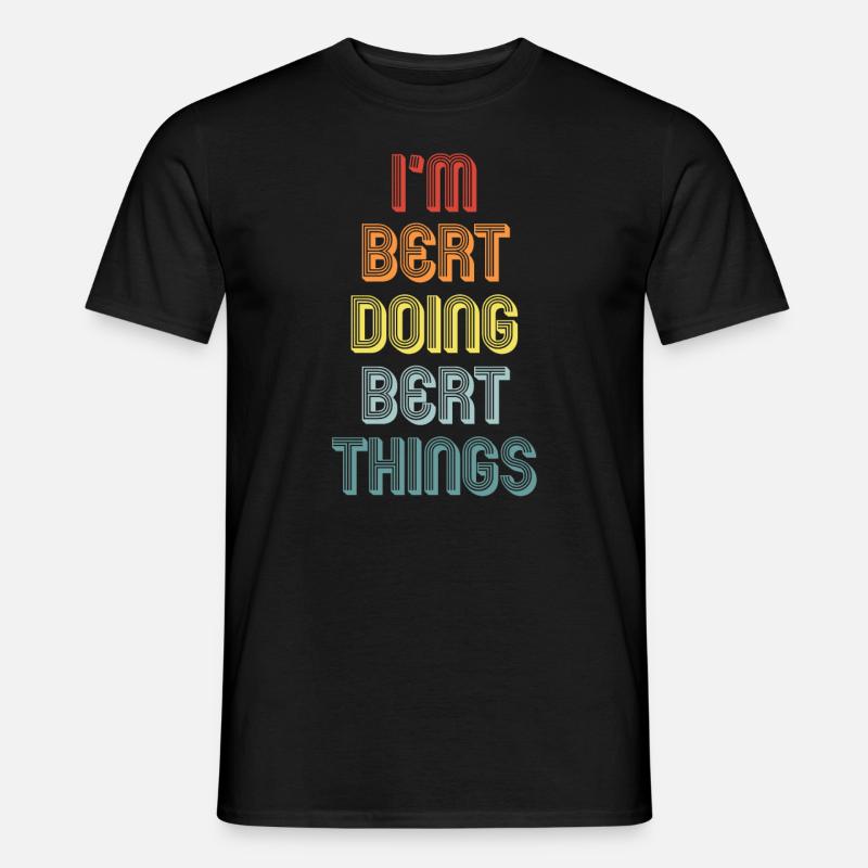 BERT - Männer T-Shirt - Schwarz