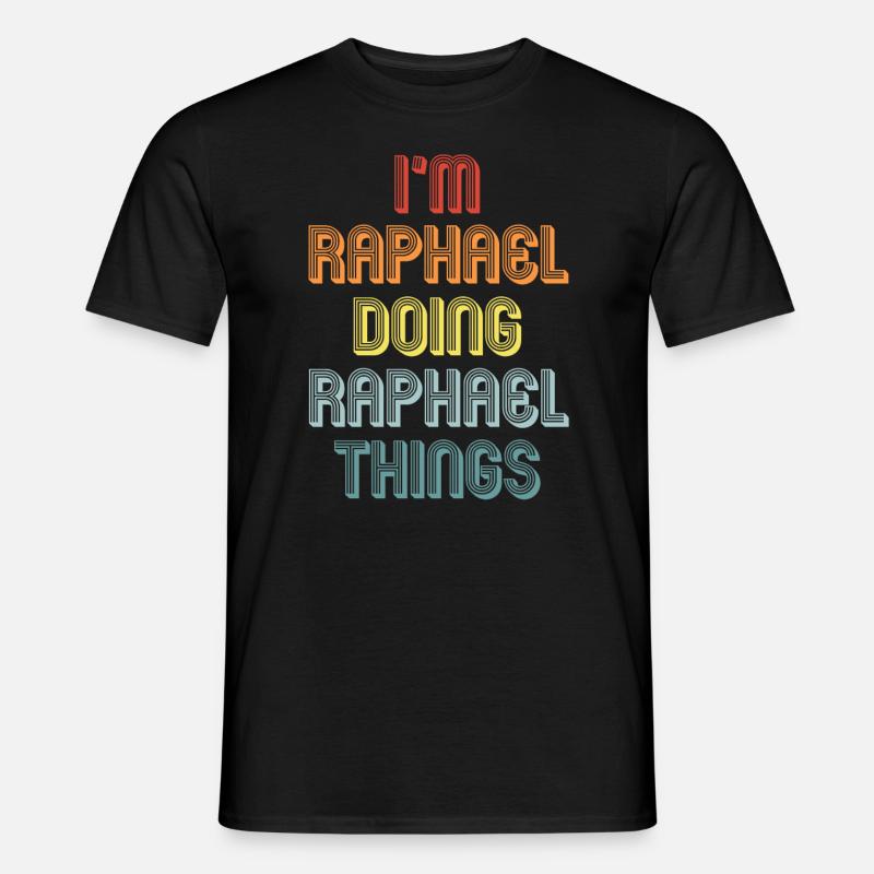RAPHAEL - Männer T-Shirt - Schwarz