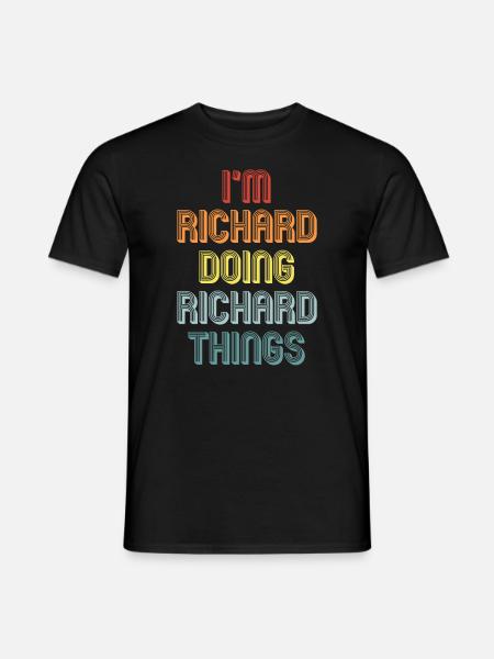 RICHARD - T-shirt homme - noir