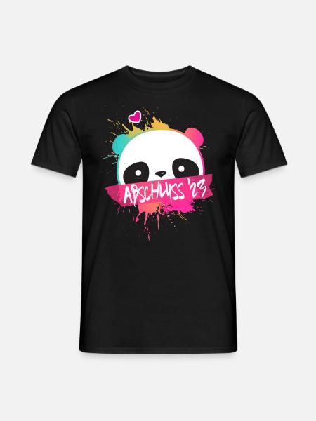 Abschluss 2023, Schulabschluss Shirt 23 - Männer T-Shirt - Schwarz
