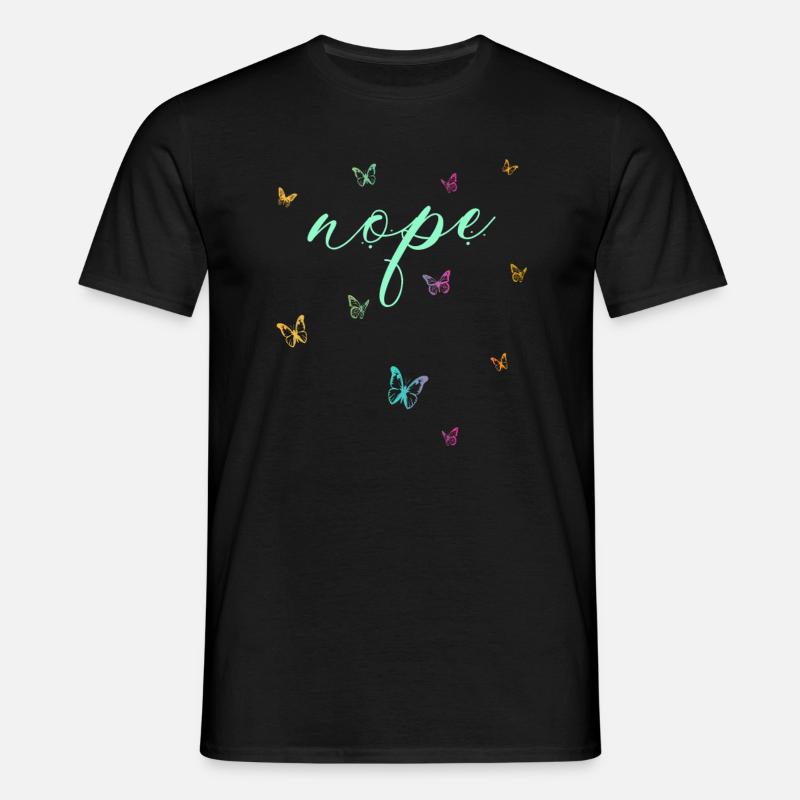 Nope - Dites simplement non! - T-shirt Homme - noir
