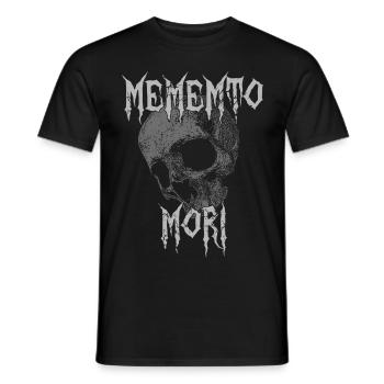 Memento Mori - Dark Style - T-shirt homme - noir - Devant - AI Model Male 178 light (178cm)