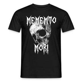 Memento Mori - T-shirt homme - noir - Devant - AI Model Male 178 light (178cm)