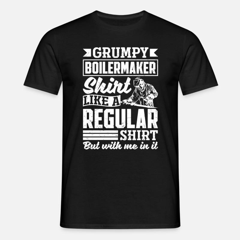Boilermaker Grumpy Boilermaker - Men's T-Shirt - black