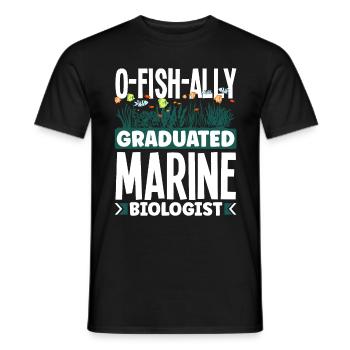 Marine Biology Marine Biologist Science Ofishally - Männer T-Shirt - Schwarz - Vorne - AI Model Male 178 light (178cm)