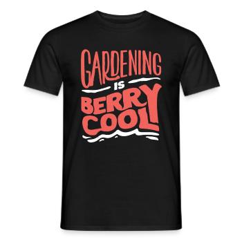 Horticulture Horticulturist Gardening Is Berry - Männer T-Shirt - Schwarz - Vorne - AI Model Male 178 light (178cm)