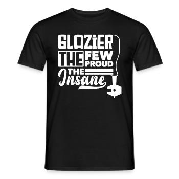 Glazier Window Fitter Quote - Männer T-Shirt - Schwarz - Vorne - AI Model Male 178 light (178cm)