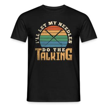 Acupuncture Acupuncturist I'll Let My Needles Do - Männer T-Shirt - Schwarz - Vorne - AI Model Male 178 light (178cm)