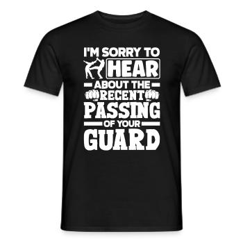 Self Defense Martial Arts Krav Maga Funny Pun - Männer T-Shirt - Schwarz - Vorne - AI Model Male 178 light (178cm)