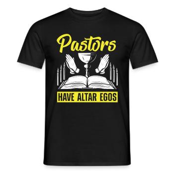 Pastor Appreciation Clergy Preacher Pastors Have - Men's T-Shirt - black - Front - AI Model Male 178 light (178cm)