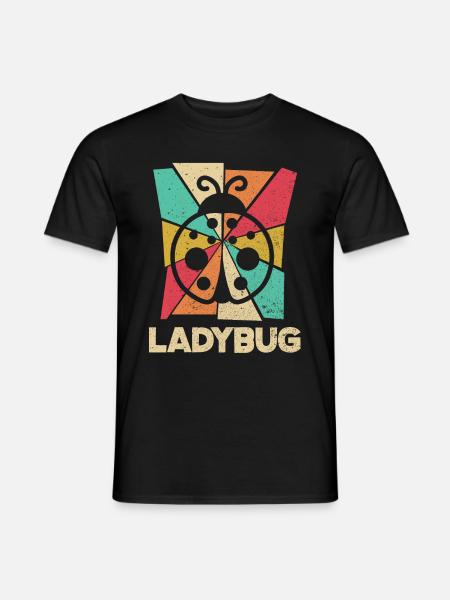 Ladybug Entomologist Ladybirds Entomology - Men's T-Shirt - black