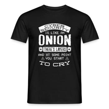 Cyber Security Professional Expert Ethical Hacker - Männer T-Shirt - Schwarz - Vorne - AI Model Male 178 light (178cm)