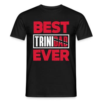 Trinidad and Tobago Flag Trinidadian Best - Männer T-Shirt - Schwarz - Vorne - AI Model Male 178 light (178cm)