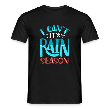 Pool Guy Cleaner Pool Service I Can't Its Rain - Männer T-Shirt - Schwarz - Vorne - AI Model Male 178 light (178cm)