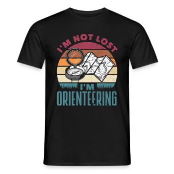 Course d’orientation Course d’orientation Course d’orientation - T-shirt homme - noir - Devant - AI Model Male 178 light (178cm)