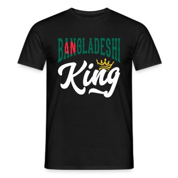 Bangladesh Bangladesh Citation du drapeau bangladais - T-shirt homme - noir - Devant - AI Model Male 178 light (178cm)