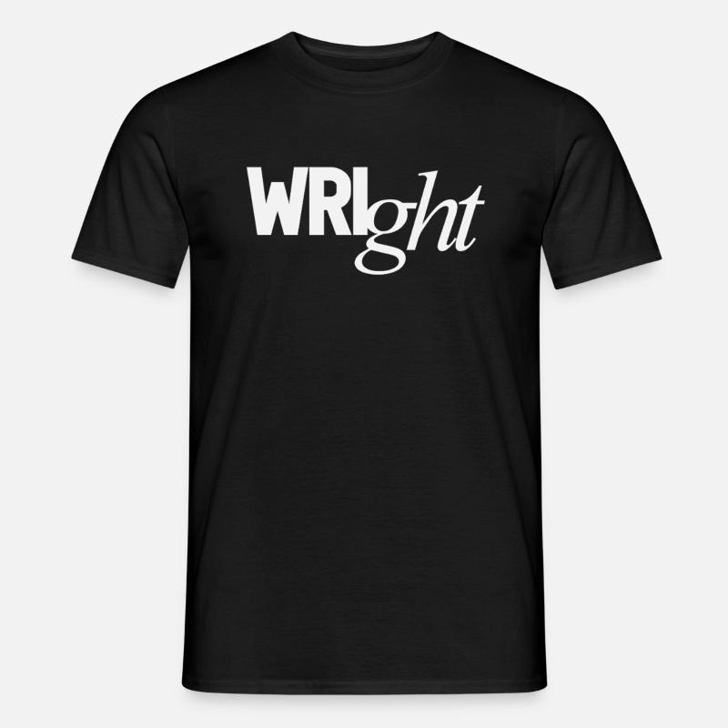 Wright Personal Name - Men's T-shirt - black
