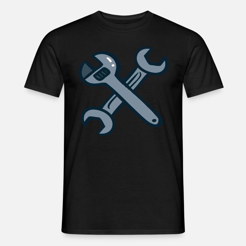 Werkzeug Heimwerker - Männer T-Shirt - Schwarz