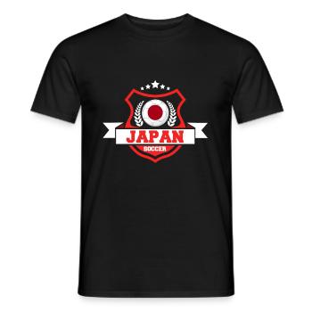 Cadeau de football au Japon - T-shirt homme - noir - Devant - AI Model Male 178 light (178cm)