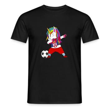 Serbie football dabbing cadeau - T-shirt homme - noir - Devant - AI Model Male 178 light (178cm)