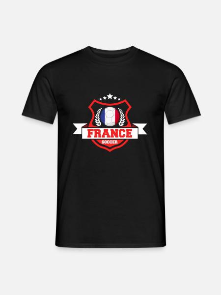 France football gift - Men's T-Shirt - black