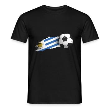 Uruguay-fußball-geschenk - Männer T-Shirt - Schwarz - Vorne - AI Model Male 178 light (178cm)