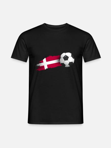 Denmark Football Gift - Men's T-Shirt - black