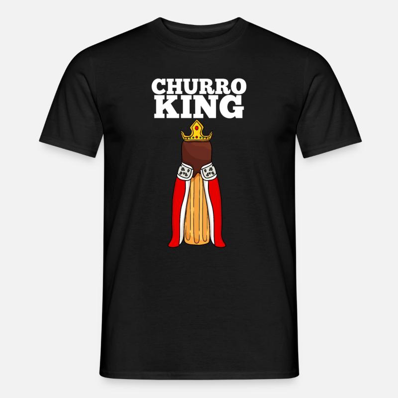 Churro Geschenk Mexico Essen - Männer T-Shirt - Schwarz
