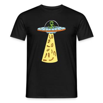 Churro Gift Mexico Food - Men's T-Shirt - black - Front - AI Model Male 178 light (178cm)
