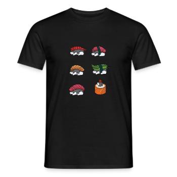 Zwergschnauzer - Männer T-Shirt - Schwarz - Vorne - AI Model Male 178 light (178cm)