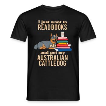 Bouvier australien - T-shirt homme - noir - Devant - AI Model Male 178 light (178cm)