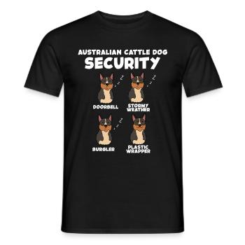 Bouvier australien - T-shirt homme - noir - Devant - AI Model Male 178 light (178cm)
