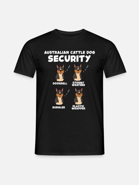 Australian Cattle Dog - Men's T-Shirt - black