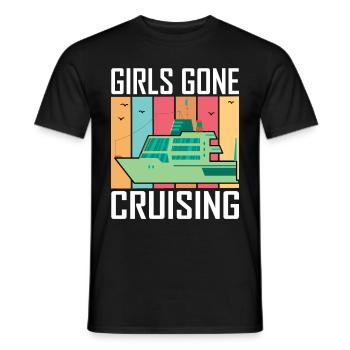 Girls Gone Cruising 2023 Design for Adventure et - T-shirt homme - noir - Devant - AI Model Male 178 light (178cm)